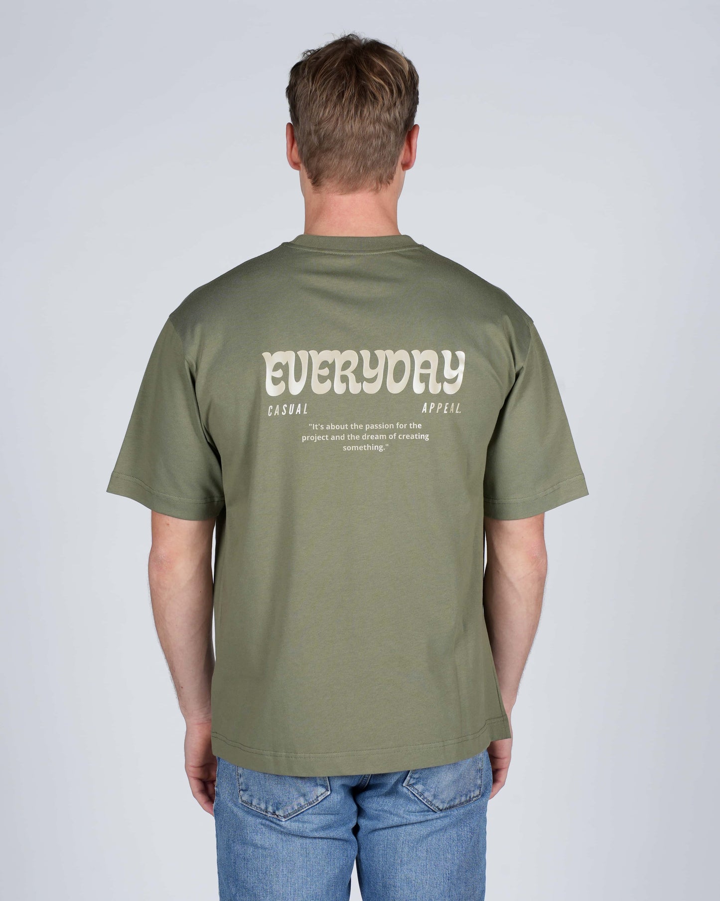 Olive "Quote" Tee
