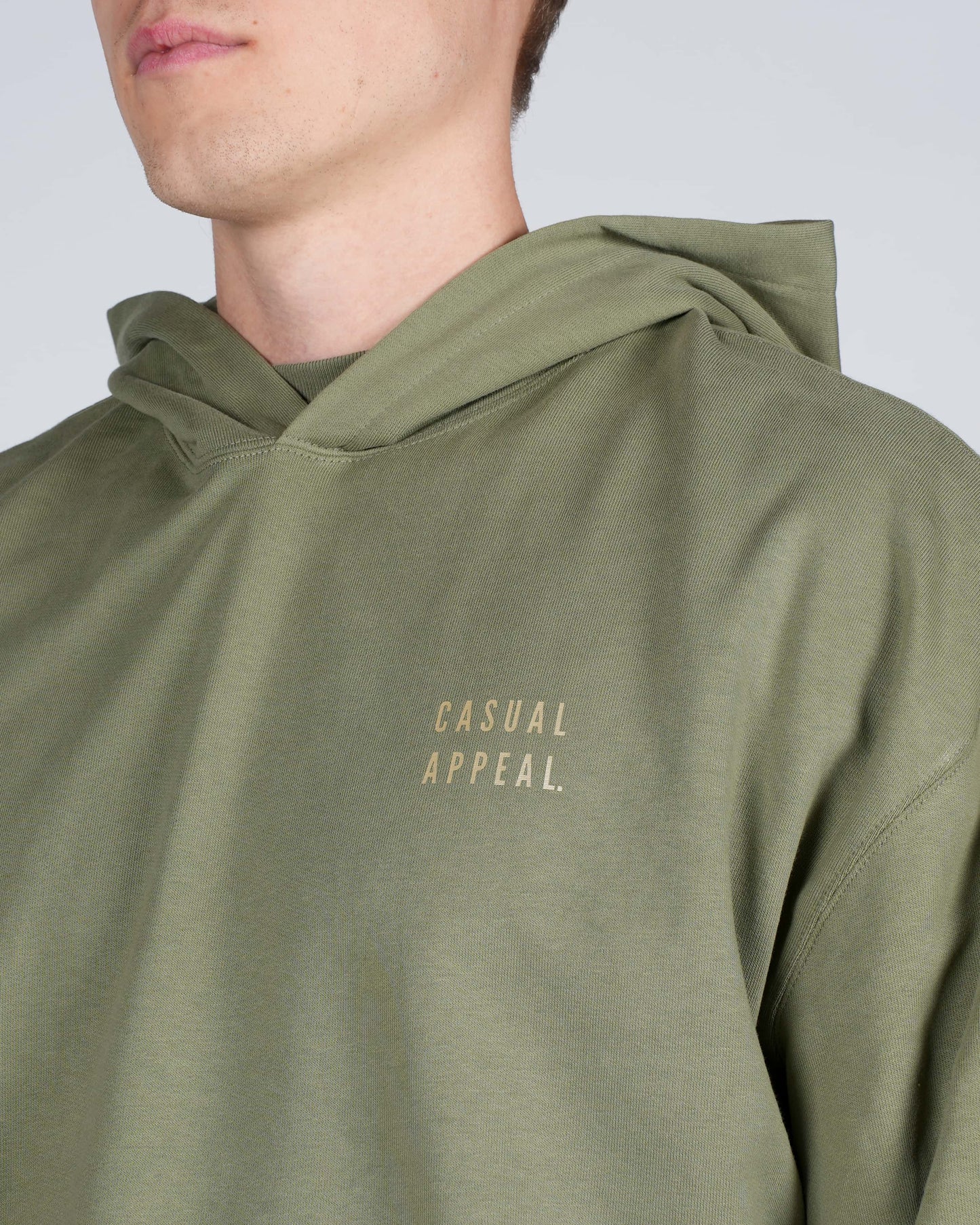 Casual Olive Hoodie