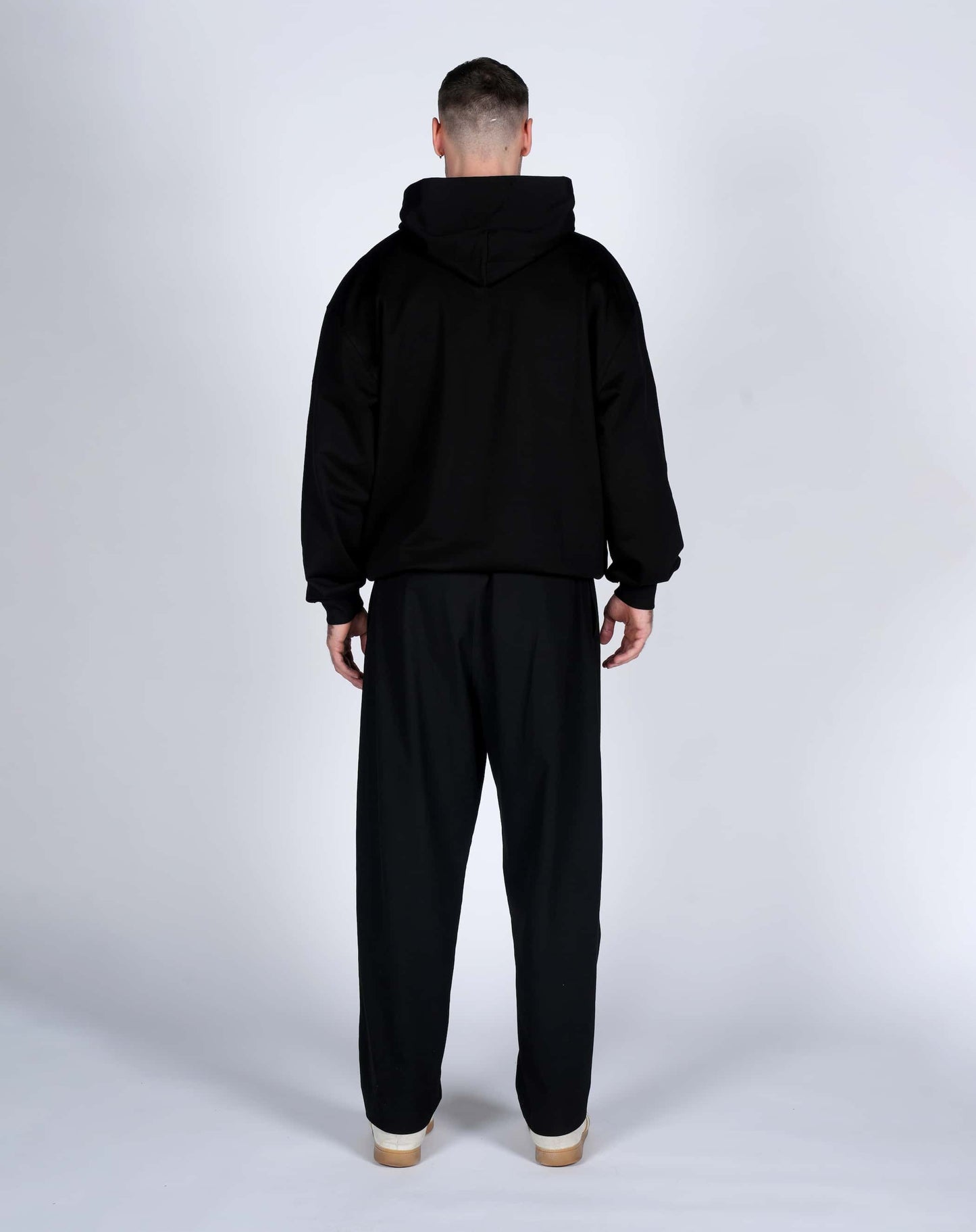 Casual Black Hoodie