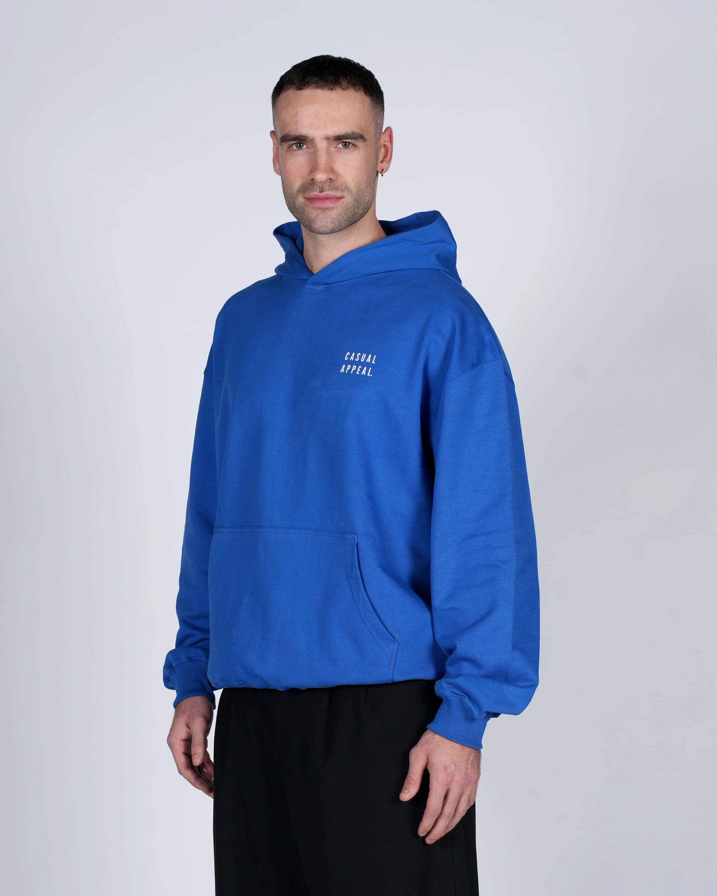 Casual Blue Hoodie