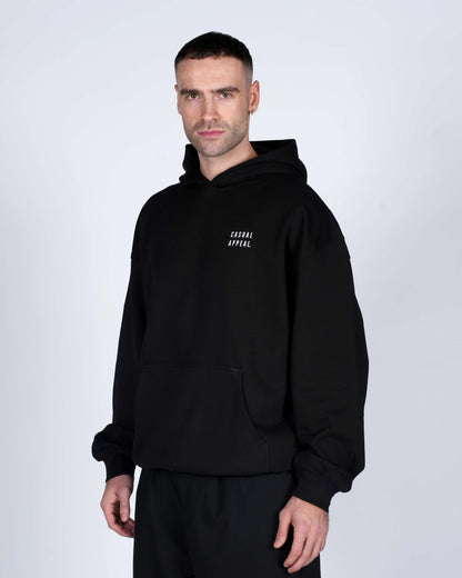 Casual Black Hoodie