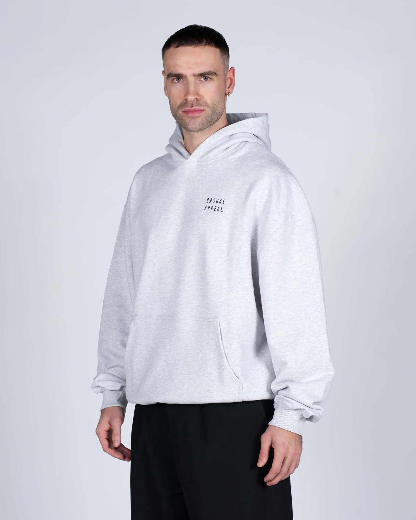 Casual Grey Hoodie