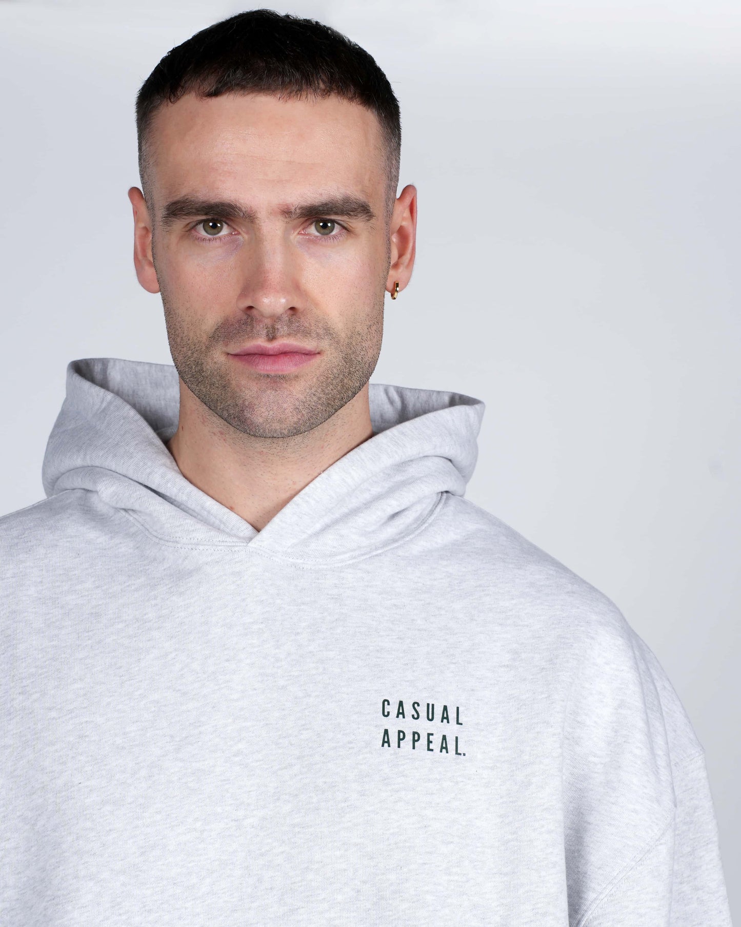 Casual Grey Hoodie